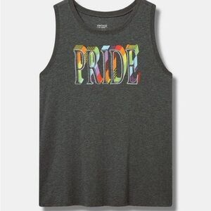 Women's Torrid - Tank Pride
"Vintage" T-shirt - Slub Grey - Plus
Size 1